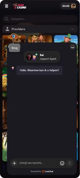 MadCasino live casino tafels