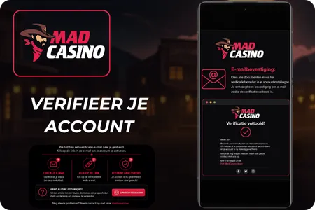 Verifieer je account Mad Casino